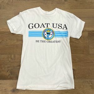 GOAT lacrosse brand shirt adult xs